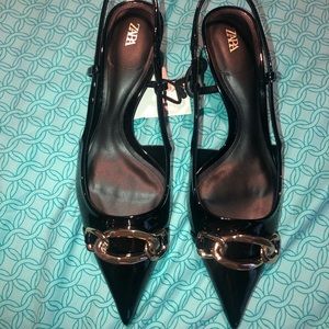 Zara kitten heels 1 inch